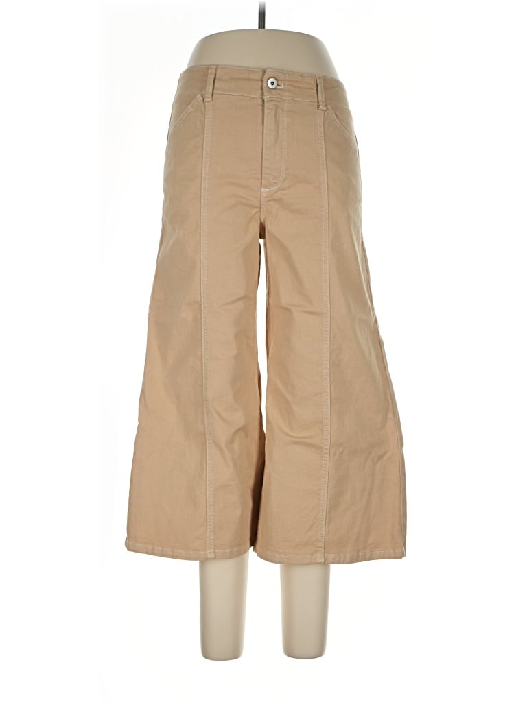 Pre-owned Maeve Khaki Pant In Tan