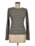 Joie Stripes Gray Long Sleeve T-Shirt Size M - photo 1