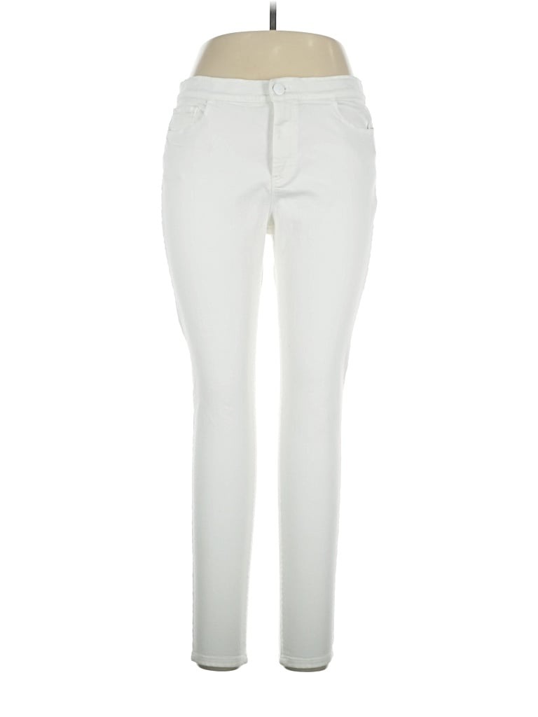 Pre-owned Jjill Jeans In Ivory