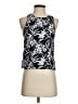 Madewell Floral Blue Black Sleeveless Blouse Size 00 - photo 1