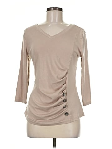 Allegra K 3/4 Sleeve Top (view 1)