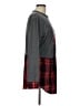 Unbranded Plaid Gray Long Sleeve T-Shirt Size L - photo 4
