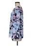Lilly Pulitzer 100% Polyester Blue 3/4 Sleeve Blouse Size M - photo 5