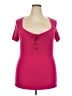 Torrid Pink Short Sleeve Top Size 2X Plus (2) - photo 1