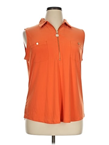 Anne Klein Sleeveless Blouse (view 1)