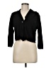 Jason Maxwell Black 3/4 Sleeve Button-Down Shirt Size M - photo 1