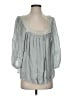 Maven West 100% Cupro Gray 3/4 Sleeve Blouse Size S - photo 1