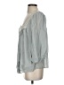 Maven West 100% Cupro Gray 3/4 Sleeve Blouse Size S - photo 5