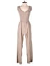 Jessica Simpson 100% Rayon Tweed Tan Jumpsuit Size M - photo 1