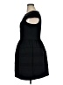 Elle Solid Black Cocktail Dress Size 14 - photo 5