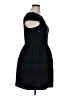Elle Solid Black Cocktail Dress Size 14 - photo 4