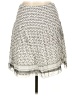 Max Studio 100% Polyester Print Ivory Casual Skirt Size L - photo 2