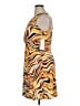 Veronica M. Print Orange Casual Dress Size XL - photo 5