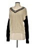 Z Supply Color Block Ivory Pullover Sweater Size XS - photo 1
