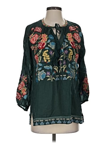 Johnny Was 3/4 Sleeve T-Shirt (view 1)