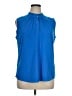 Elie Tahari Blue Sleeveless Blouse Size XL - photo 1