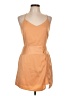 Le Lis Solid Tan Cocktail Dress Size L - photo 1