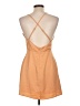 Le Lis Solid Tan Cocktail Dress Size L - photo 2