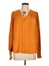 Maison d' Amelie 100% Polyester Orange Long Sleeve Blouse Size L - photo 1
