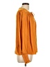 Maison d' Amelie 100% Polyester Orange Long Sleeve Blouse Size L - photo 4