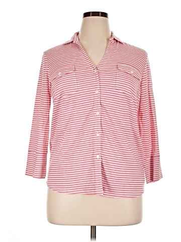 J. McLaughlin 3/4 Sleeve Button-Down Shirt (view 1)