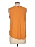 Papermoon 100% Polyester Yellow Sleeveless T-Shirt Size L (petite) - photo 2