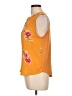 Papermoon 100% Polyester Yellow Sleeveless T-Shirt Size L (petite) - photo 5