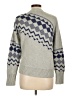 Derek Lam Chevron-herringbone Gray Cardigan Size L - photo 2