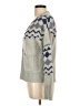 Derek Lam Chevron-herringbone Gray Cardigan Size L - photo 5