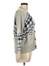 Derek Lam Chevron-herringbone Gray Cardigan Size L - photo 4