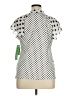 Perseption Polka Dots White Short Sleeve Polo Size XL (petite) - photo 2