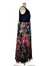 Xscape Floral Tropical Stripes Blue Cocktail Dress Size 22 - photo 4