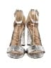 Sam Edelman 100% Leather Silver Sandals Size 7 1/2 - photo 2