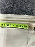 Alice + Olivia Metallic Silver Formal Skirt Size 2 - photo 4