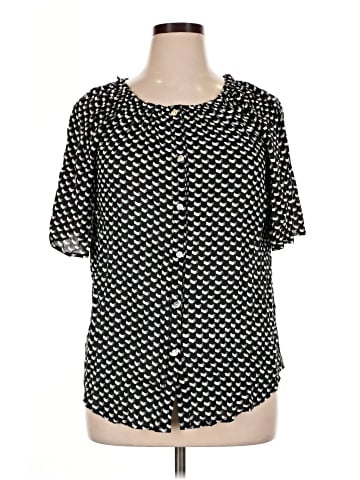 Claudia Richard Short Sleeve Blouse (view 1)