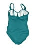 Unbranded Solid Teal One Piece Swimsuit Size L (estimated) - photo 2