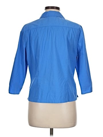 Classiques Entier 3/4 Sleeve Button-Down Shirt (view 2)