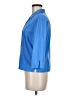 Classiques Entier Blue 3/4 Sleeve Button-Down Shirt Size M - photo 5