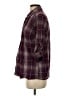 St. John's Bay Plaid Burgundy 3/4 Sleeve Button-Down Shirt Size S - photo 5