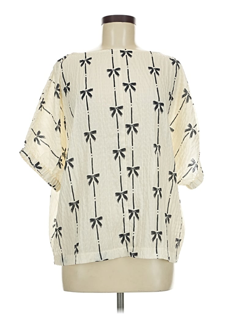 Pre-owned Unbranded Kimono In Ivory