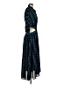 Gracia 100% Polyester Print Blue Casual Dress Size S - photo 4