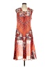 Studio JPR Paisley Orange Casual Dress Size L - photo 1