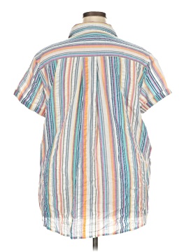 Roaman's Short Sleeve Button-Down Shirt (view 2)