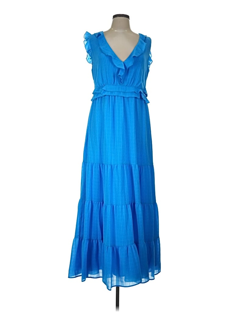 Pre-owned Aqua Cocktail Dress In Blue