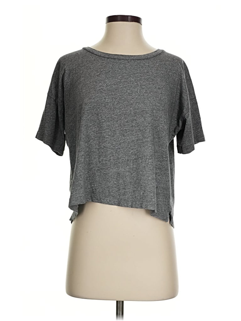 Pre-owned Madewell Short Sleeve T-shirt In Gray
