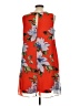 Jessica H 100% Polyester Print Orange Cocktail Dress Size 12 - photo 2