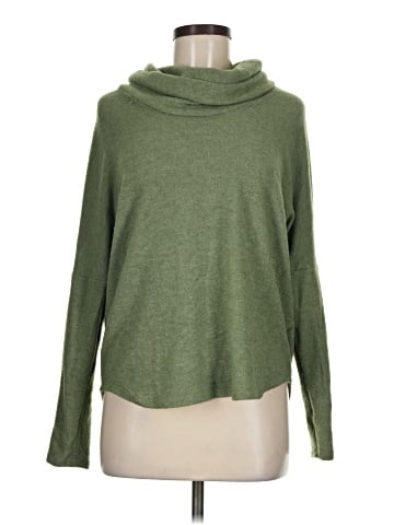 Green Envelope Turtleneck Sweater (view 1)