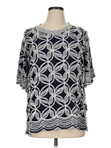 Solitaire Short Sleeve Blouse (view 1)