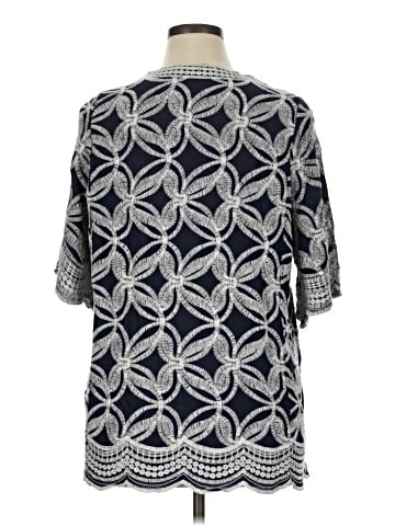 Solitaire Short Sleeve Blouse (view 2)