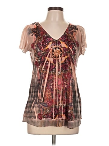 One World Short Sleeve Blouse (view 1)